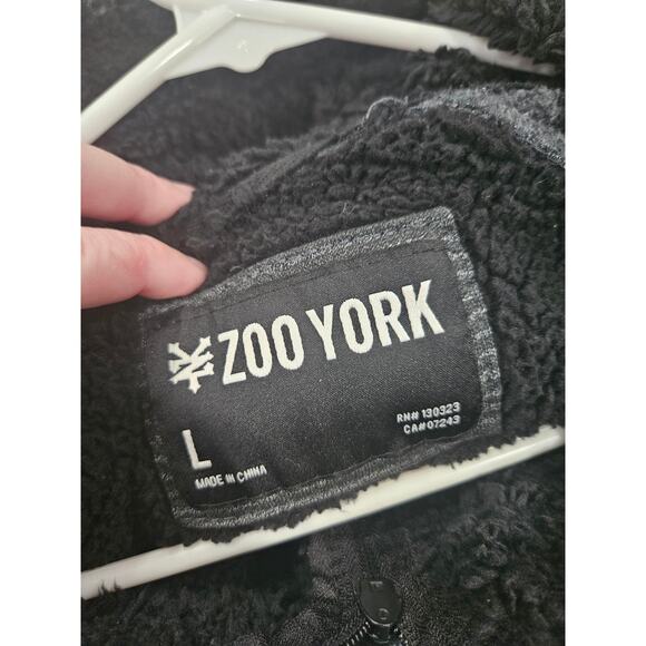 Vintage Y2k ZOO YORK Zip-Up Hoodie Men's L Skateboard NYC - Picture 6 of 6